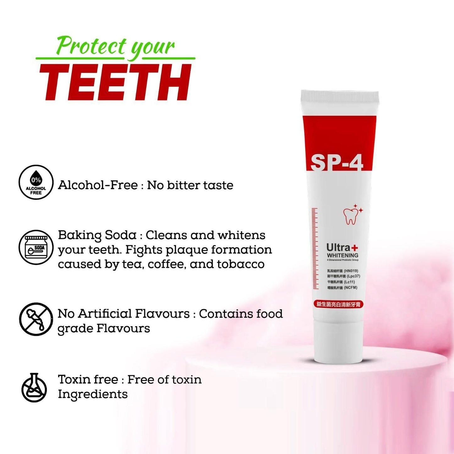 Probiotic Ultra Whitening Toothpaste