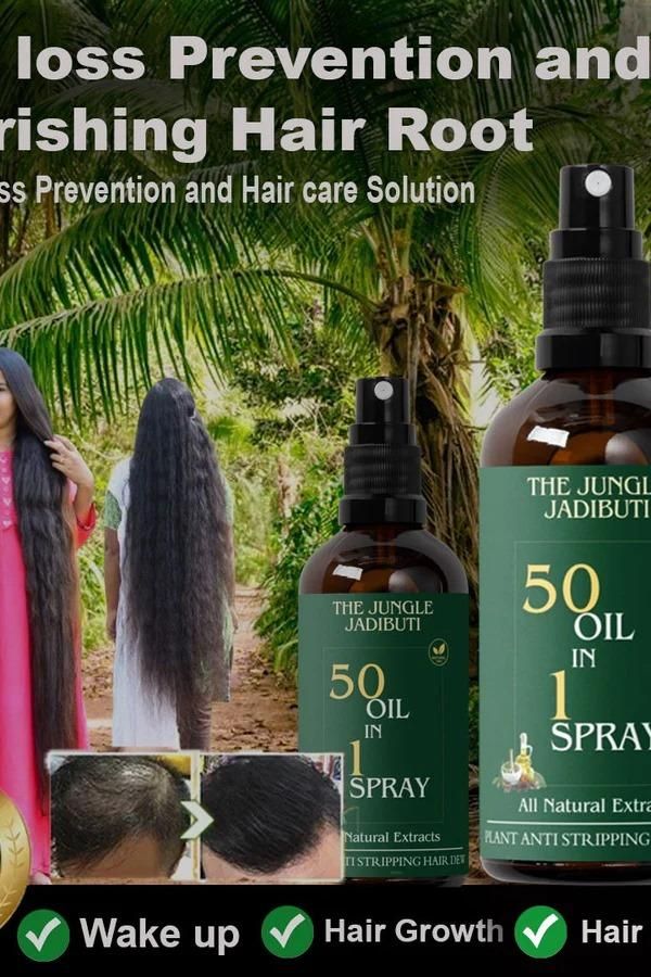 The Jungle Jadibuti 50 Oil in 1 Hair Growth Spray (Pack of 1)